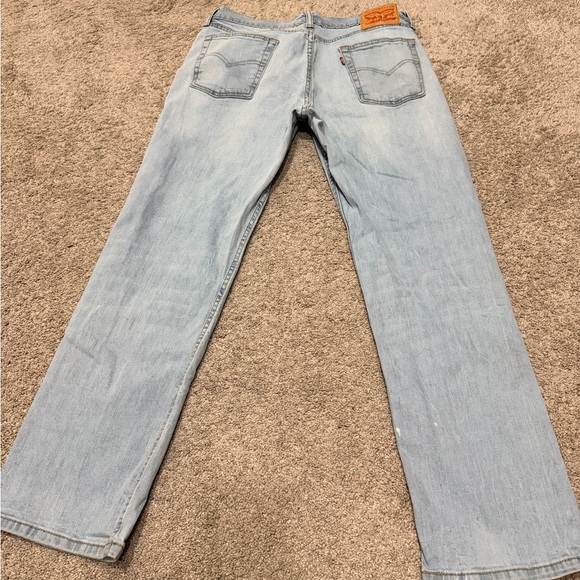 Levi’s Light Blue Men's Straight Leg Jeans - Picture 5 of 7